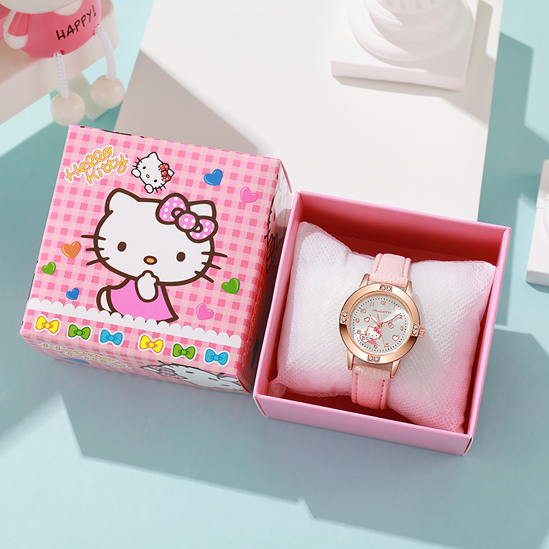 Trade Point factory direct MD-diamond belt watch Sanrio alloy diamond belt watch 